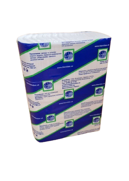 Целюлозні паперові рушники 3-складання Blanidas med